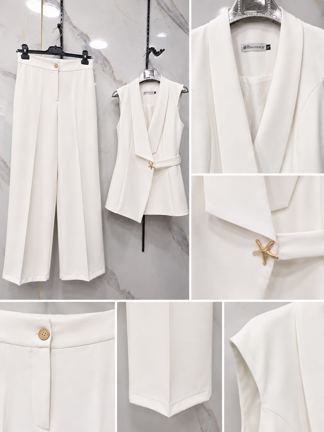 Casual Vest& Pants Set