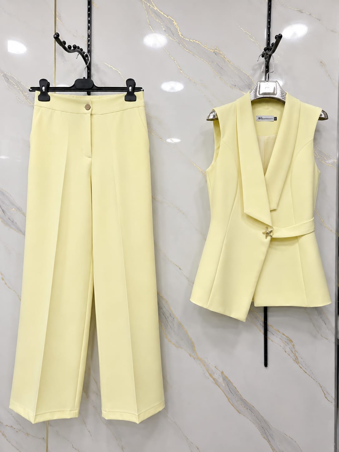 Casual Vest& Pants Set