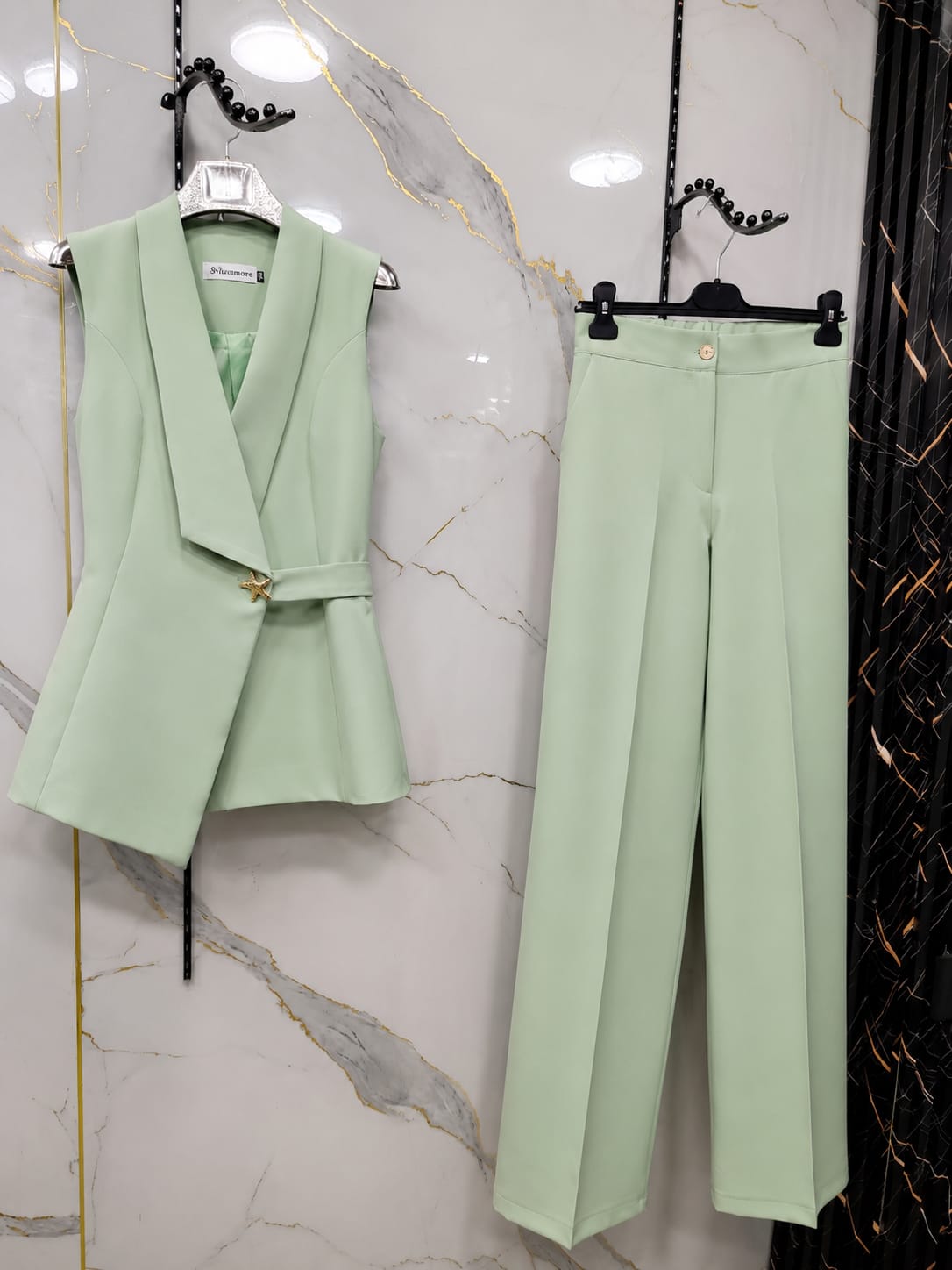 Casual Vest& Pants Set