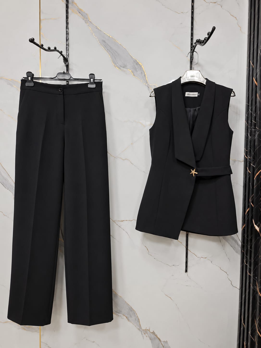 Casual Vest& Pants Set