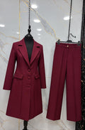 Elegant Longline Blazer Set