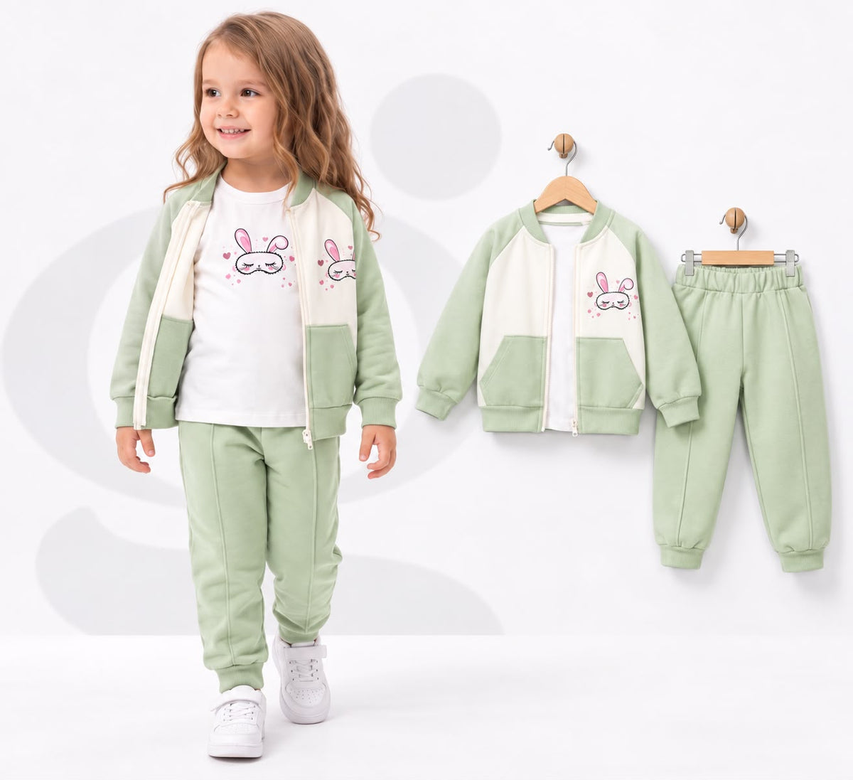 Girls Sweet Bunny 3-Piece Set