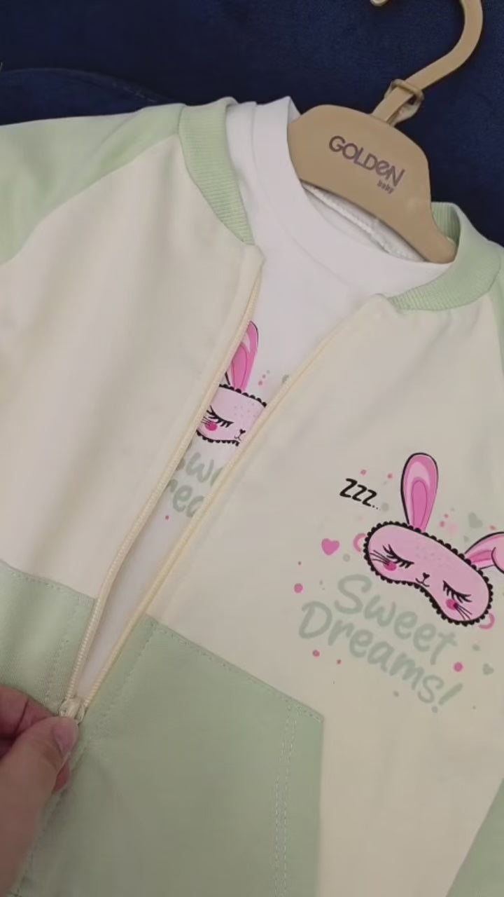 Girls Sweet Bunny 3-Piece Set